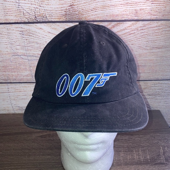 Vintage 007 James Bond “The World Is Not Enough”  Movie Promo Hat Black - Picture 1 of 11